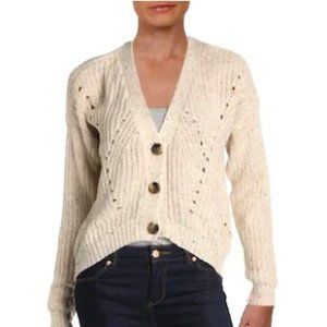 ULTRA Flirt by Ikeddi Juniors Cropped Cardigan Sweater, Various Colors
